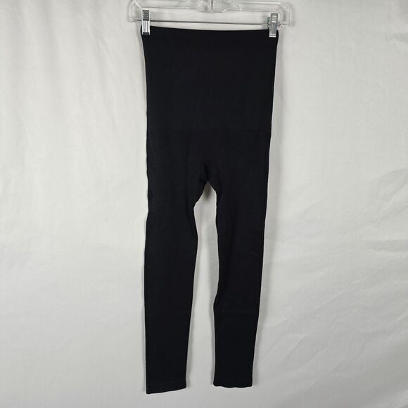 Empetua Leggings Women's Small Black High Waisted Shaping Pull On NWT - Picture 1 of 8